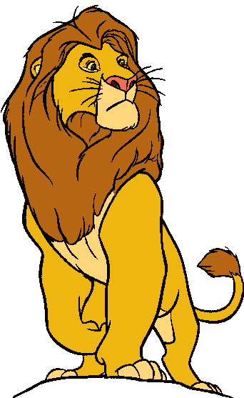 From the king panda. A clipart lion