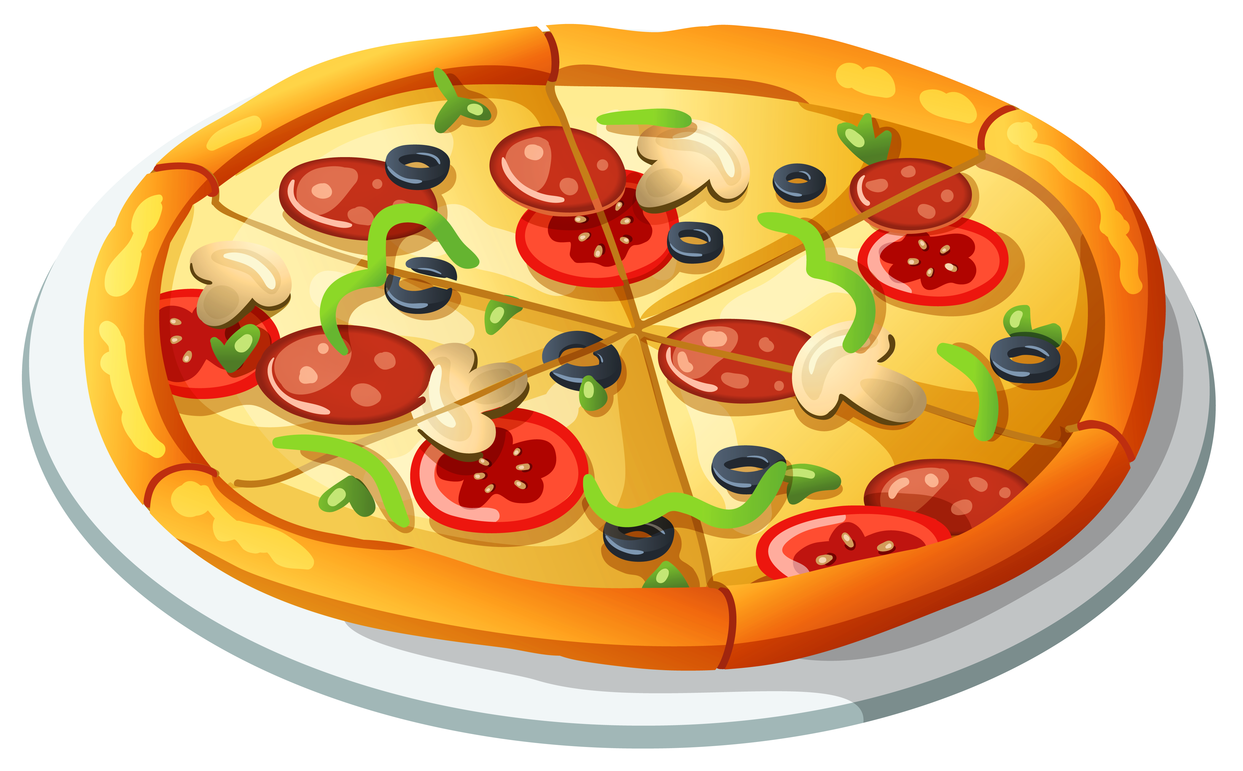 Foods clipart vector. Free pizza cliparts download
