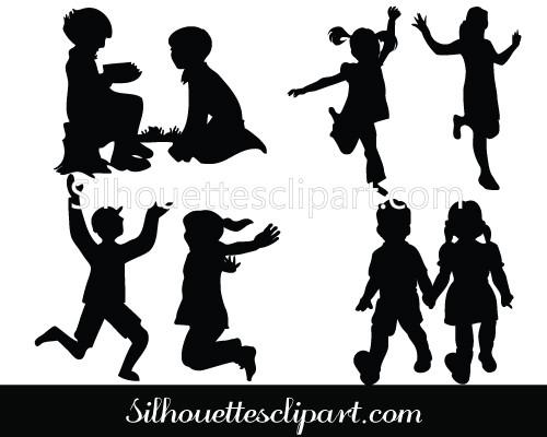 A clipart silhouette. Vector graphics pictures images