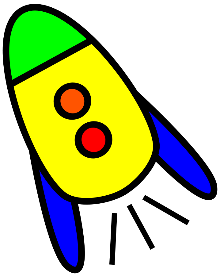 Clipart rocket simple rocket. 