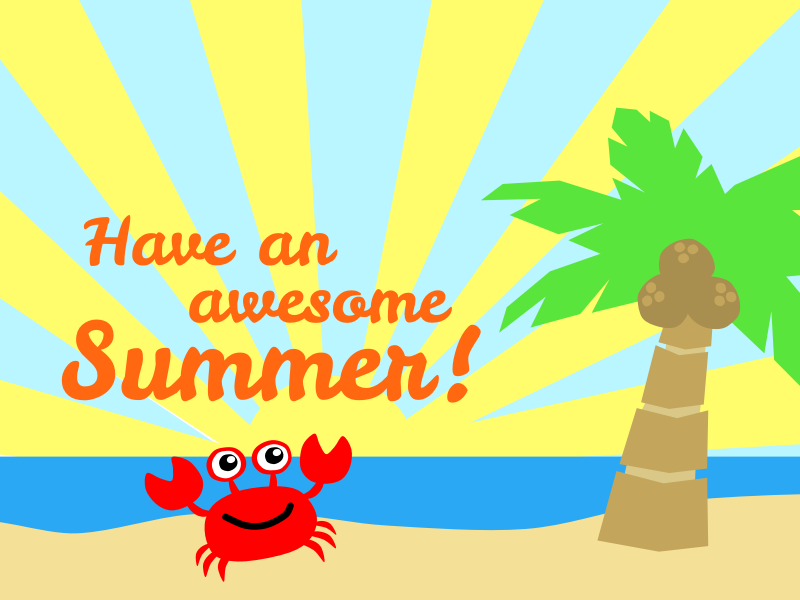 a clipart summer