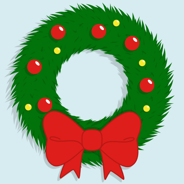a clipart wreath