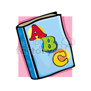 abc clipart abc book