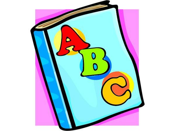 abc clipart abc book