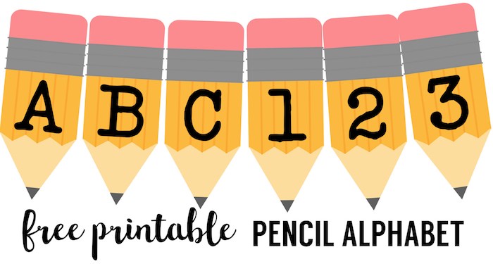 Welcome back school pencil. Abc clipart banner