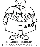 Abc clipart black and white. Reading royalty free stock