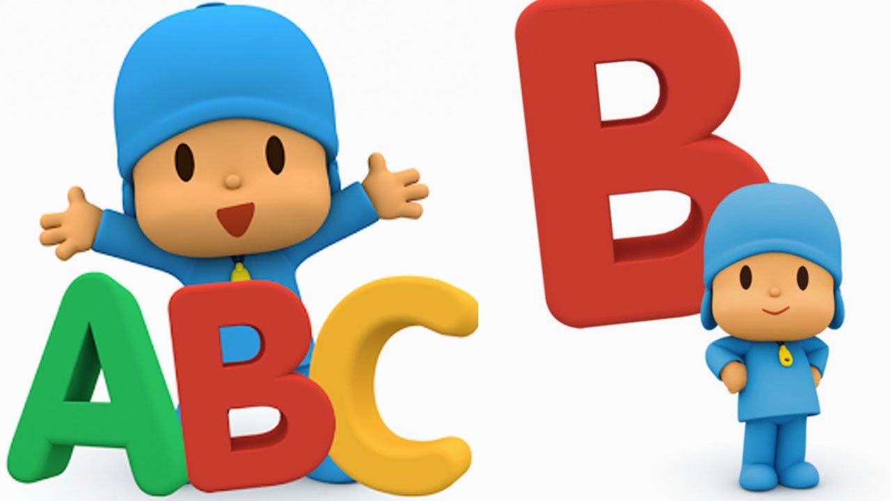 Kids learn letters pocoyo. Abc clipart childrens