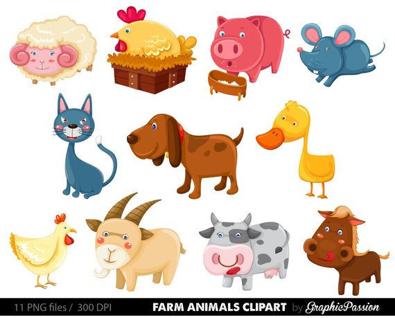 abc clipart farm animal