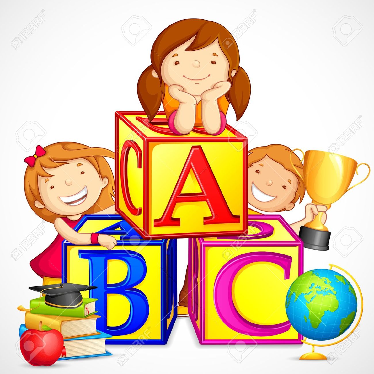  collection of kids. Abc clipart preschool
