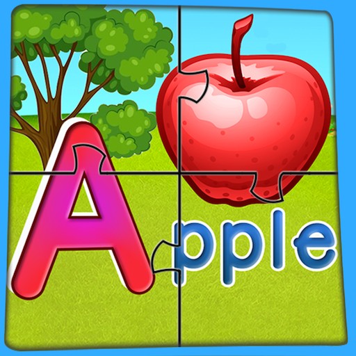 Falsh card and flash. Abc clipart puzzle