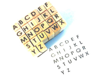 abc clipart stamp