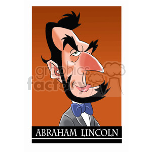 Royalty free . Abraham lincoln clipart character