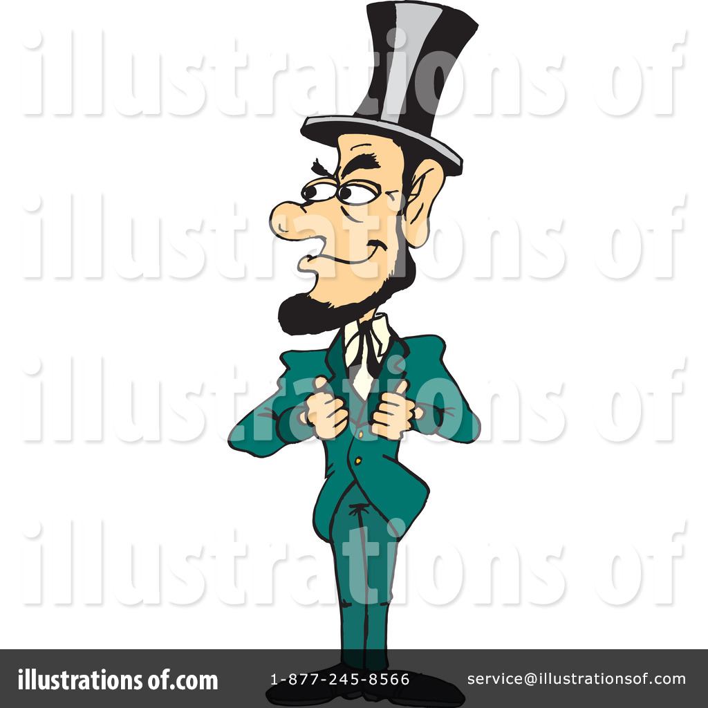 Abraham lincoln clipart illustration. By dennis holmes designs