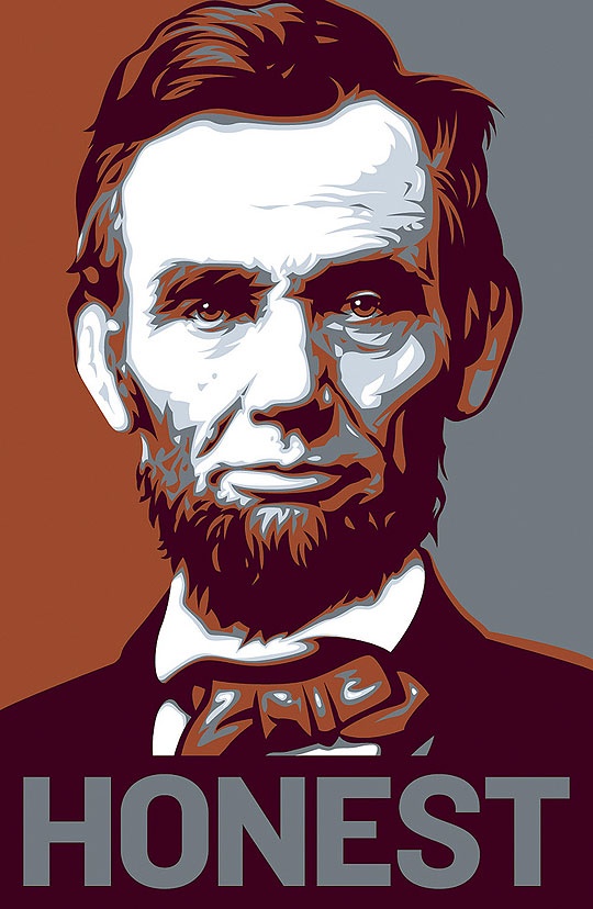 abraham lincoln clipart painting