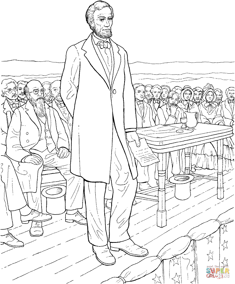 abraham lincoln clipart printable