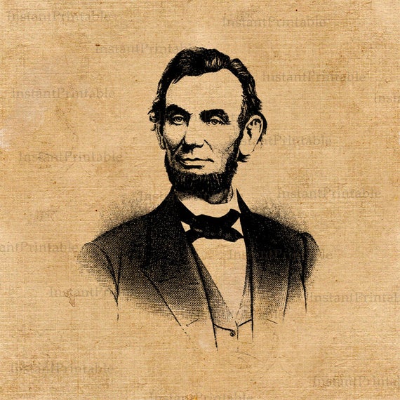 abraham lincoln clipart printable