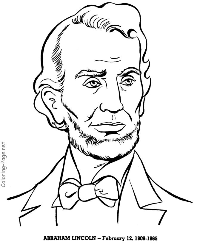 abraham lincoln clipart sketch