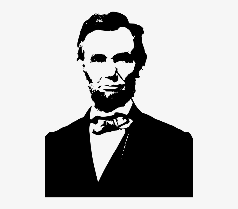 Abraham lincoln clipart stencil. Transparent png x free