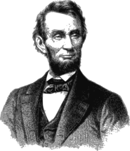 abraham lincoln clipart vector