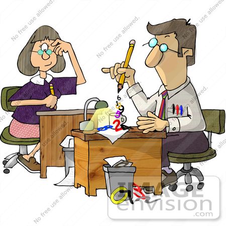 accounting clipart computer