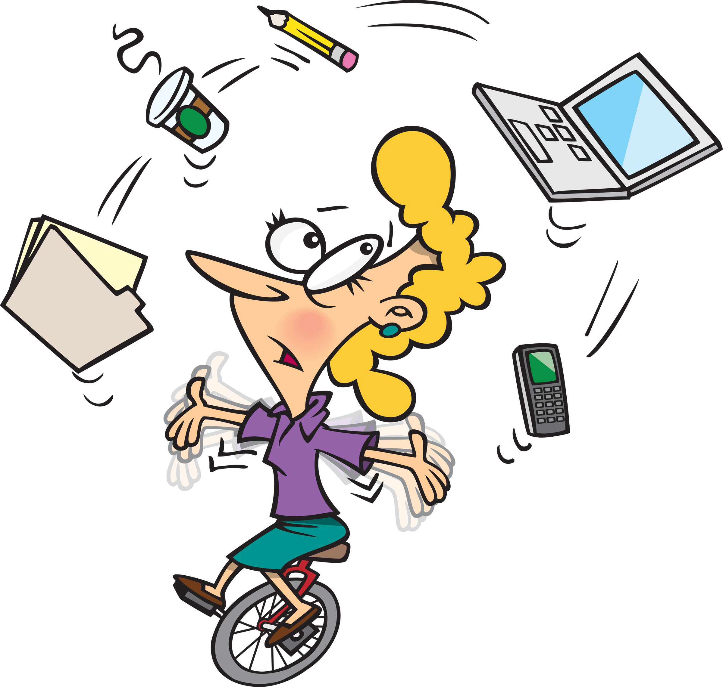 accountant clipart busy
