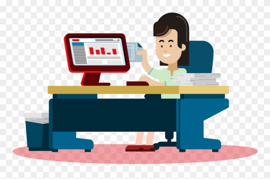 accounting clipart computer