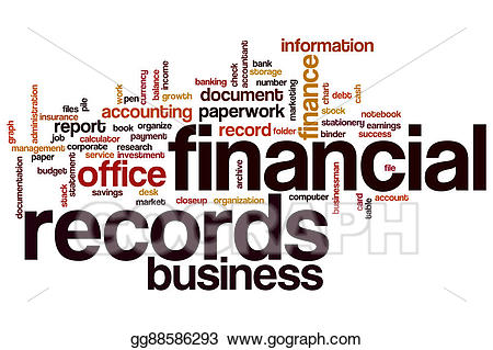 financial clipart financial record