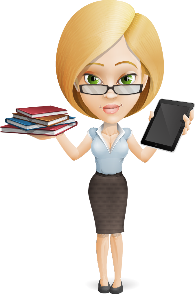 Picking the right accountant. Working clipart business person