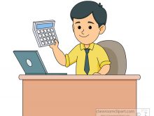 accounting clipart accountant