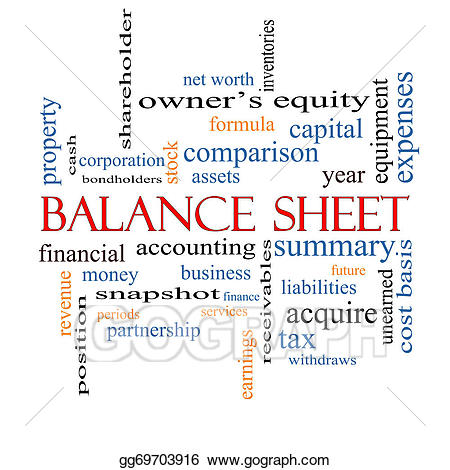 accounting clipart balance sheet