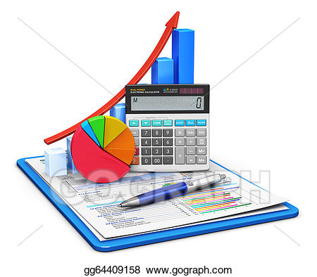 statistics clipart financial account