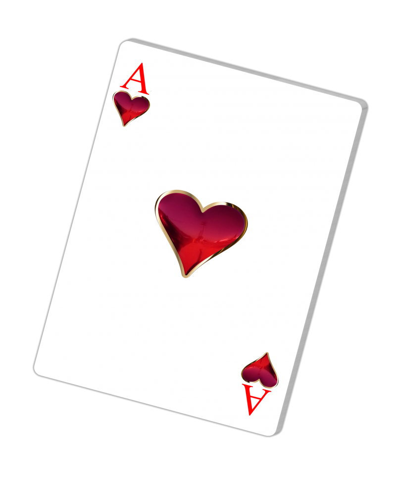 Ace of hearts png. Trickster oh hell playing