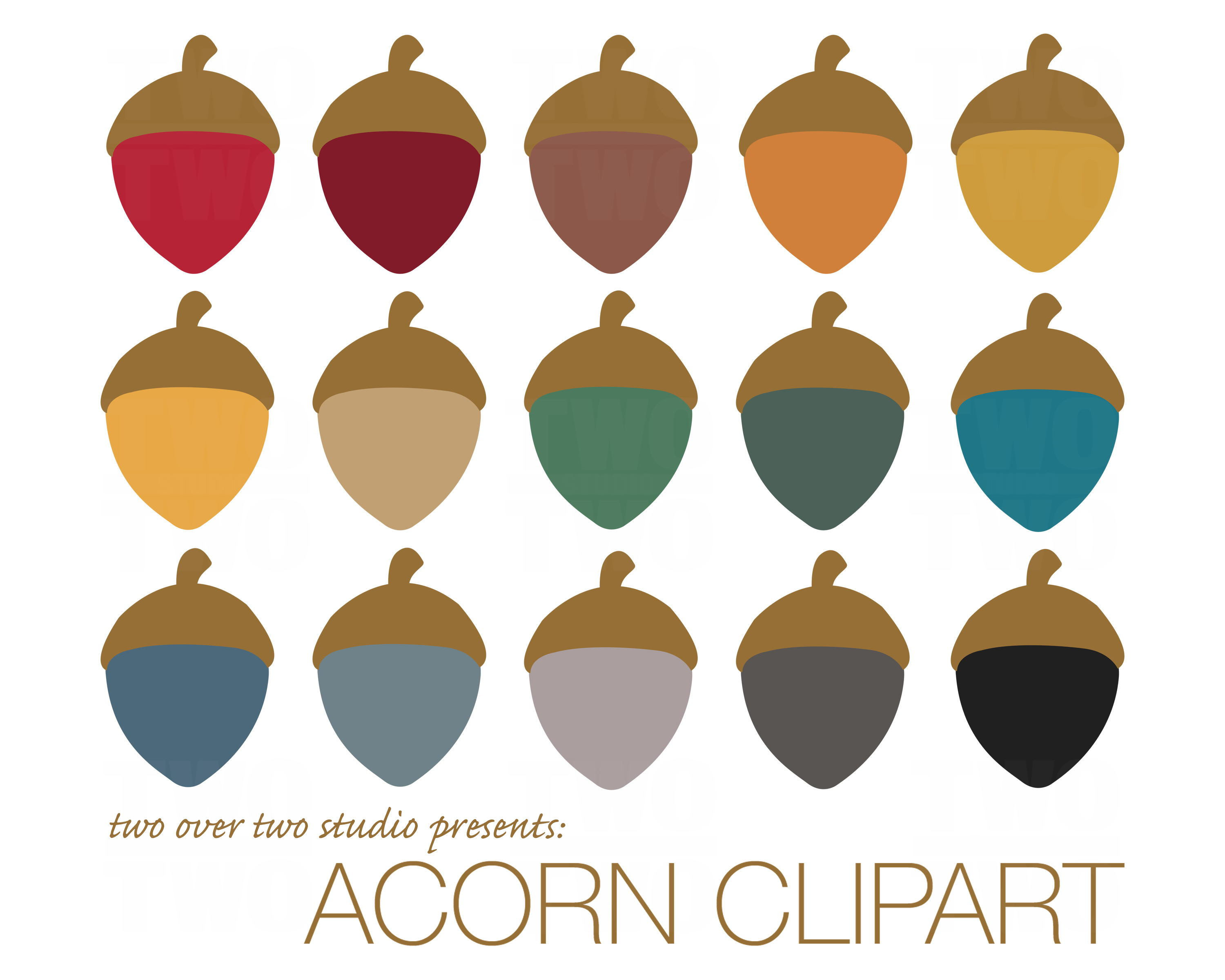 Fall clip autumn instant. Acorn clipart line art