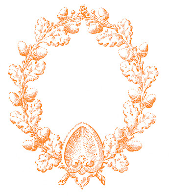 acorn clipart wreath