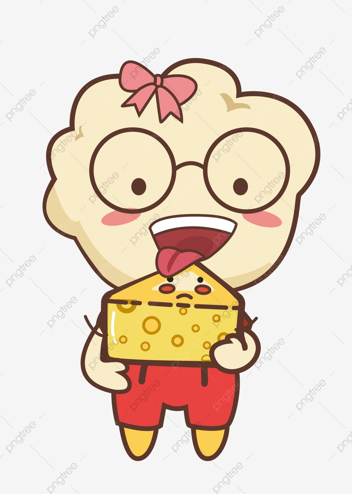 Popcorn character lovely cute. Acting clipart children's
