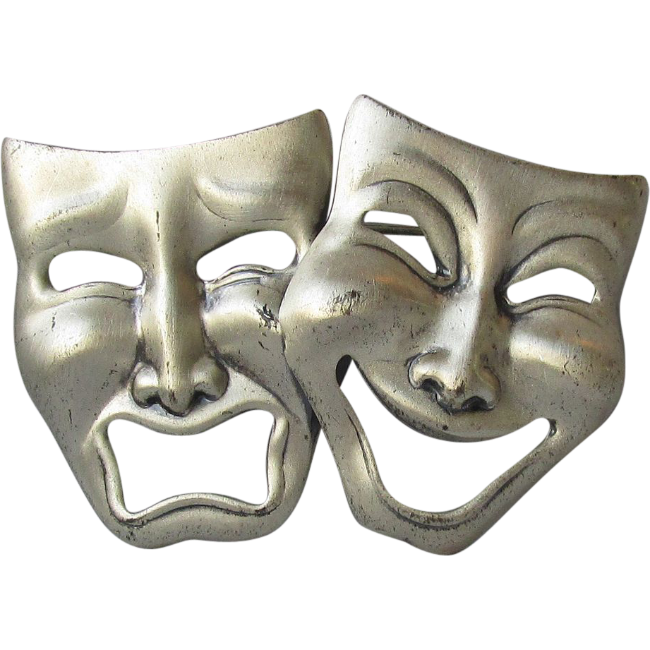 acting clipart comedy tragedy
