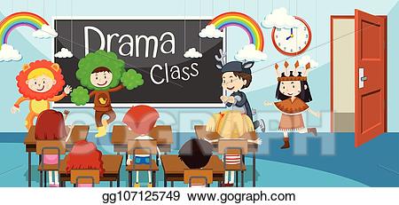 acting clipart drama class