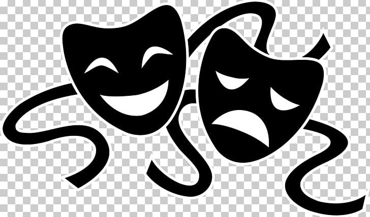 Theatre drama play tragedy. Acting clipart mask