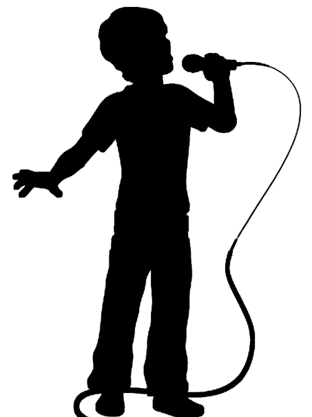 acting clipart silhouette