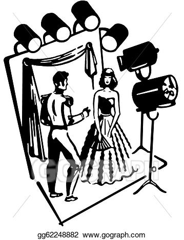 Stock illustrations a black. Theatre clipart person