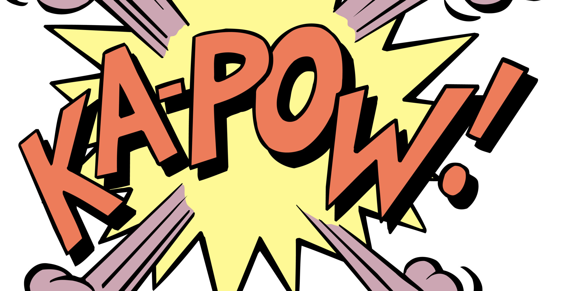 action clipart comic book