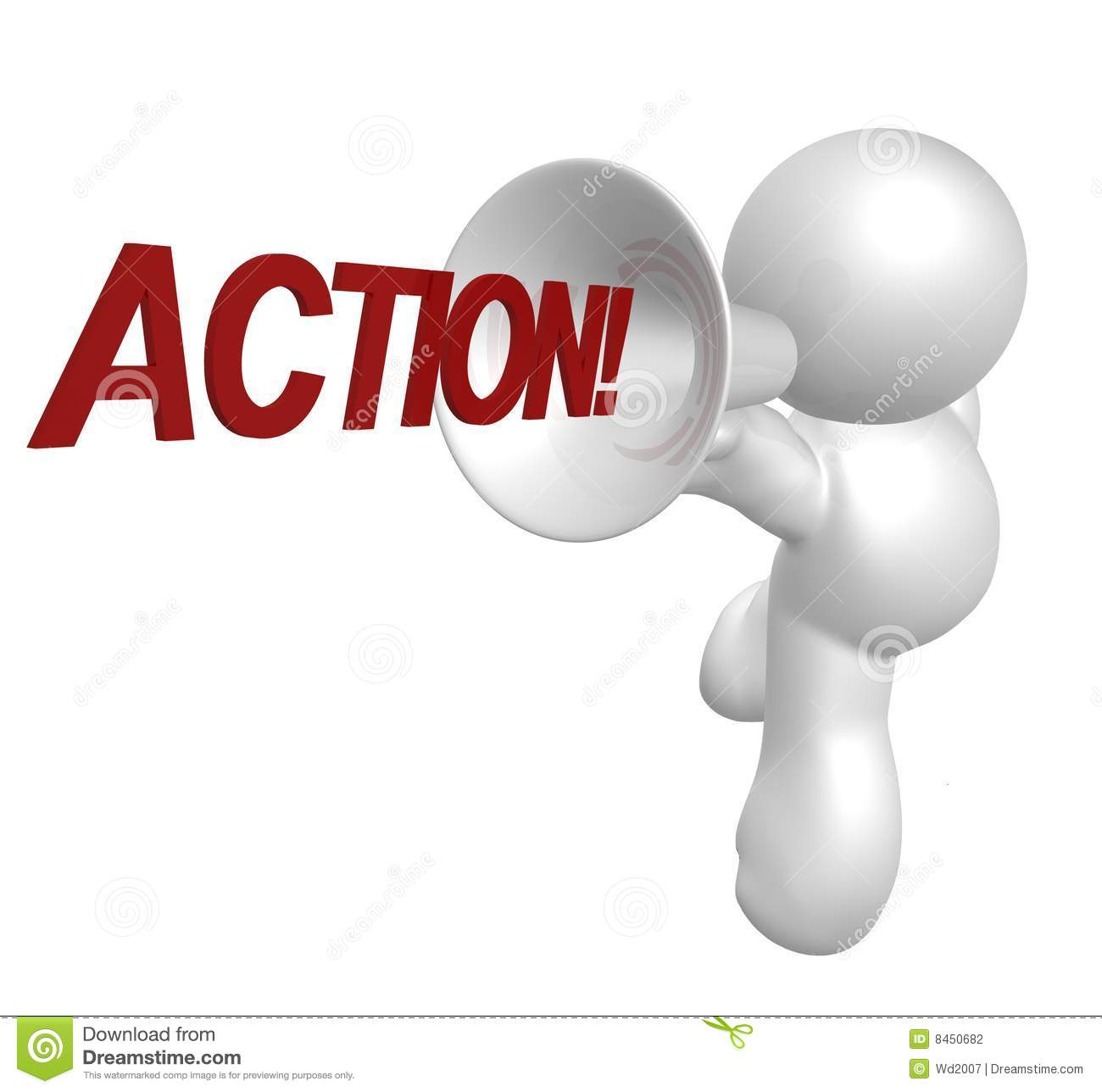 action clipart director