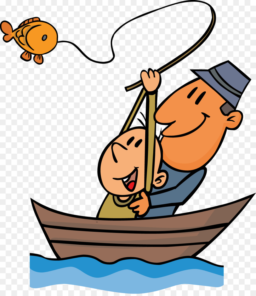 action clipart fishing