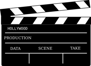 Cinema prop clip art. Action clipart hollywood