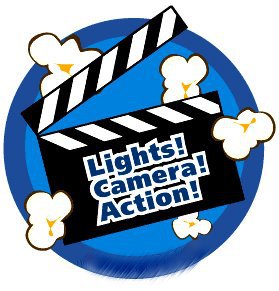 action clipart lights camera action