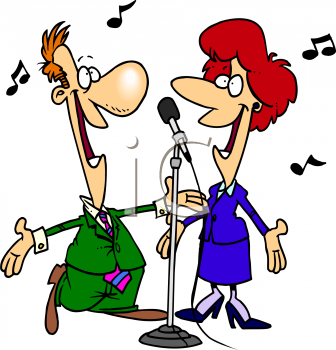 karaoke clipart duet