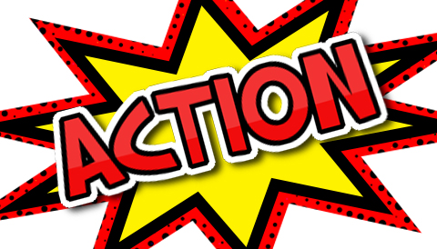 action clipart take action