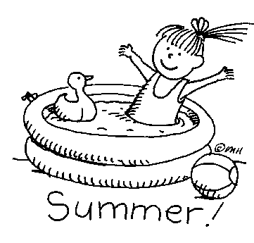 Black clipart summer. Activities and white 