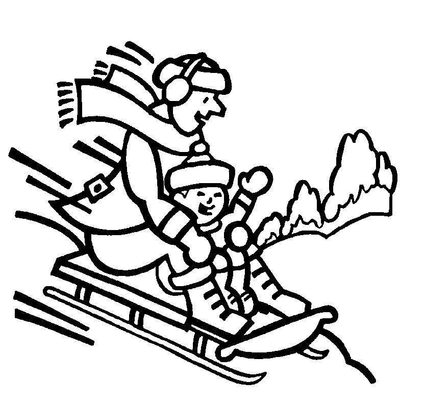 activities clipart black and white
