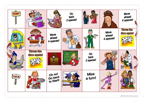 activities clipart board game